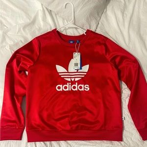 NEW w/ tags Adidas Crewneck Sweatshirt | Adidas Originals Red Sweater | Tops